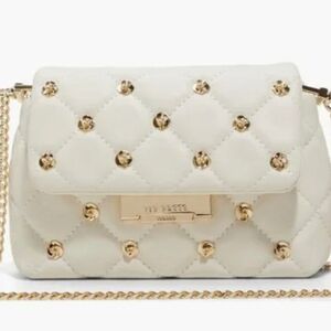Ted Baker Elegant‎ Off White/Cream Quilted Chain Bag